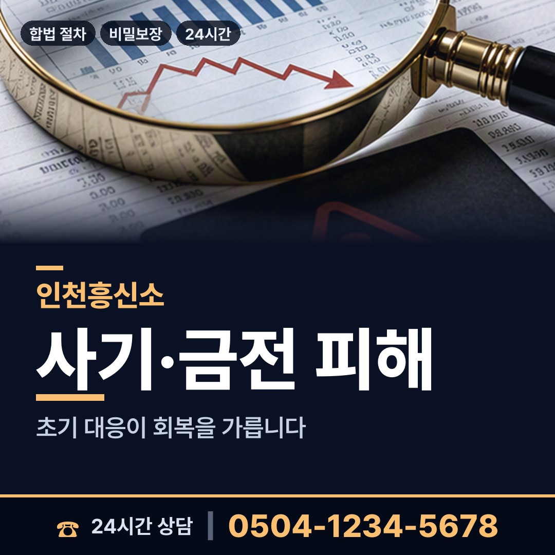 인천 송림1동 전세사기조사 상담 안내